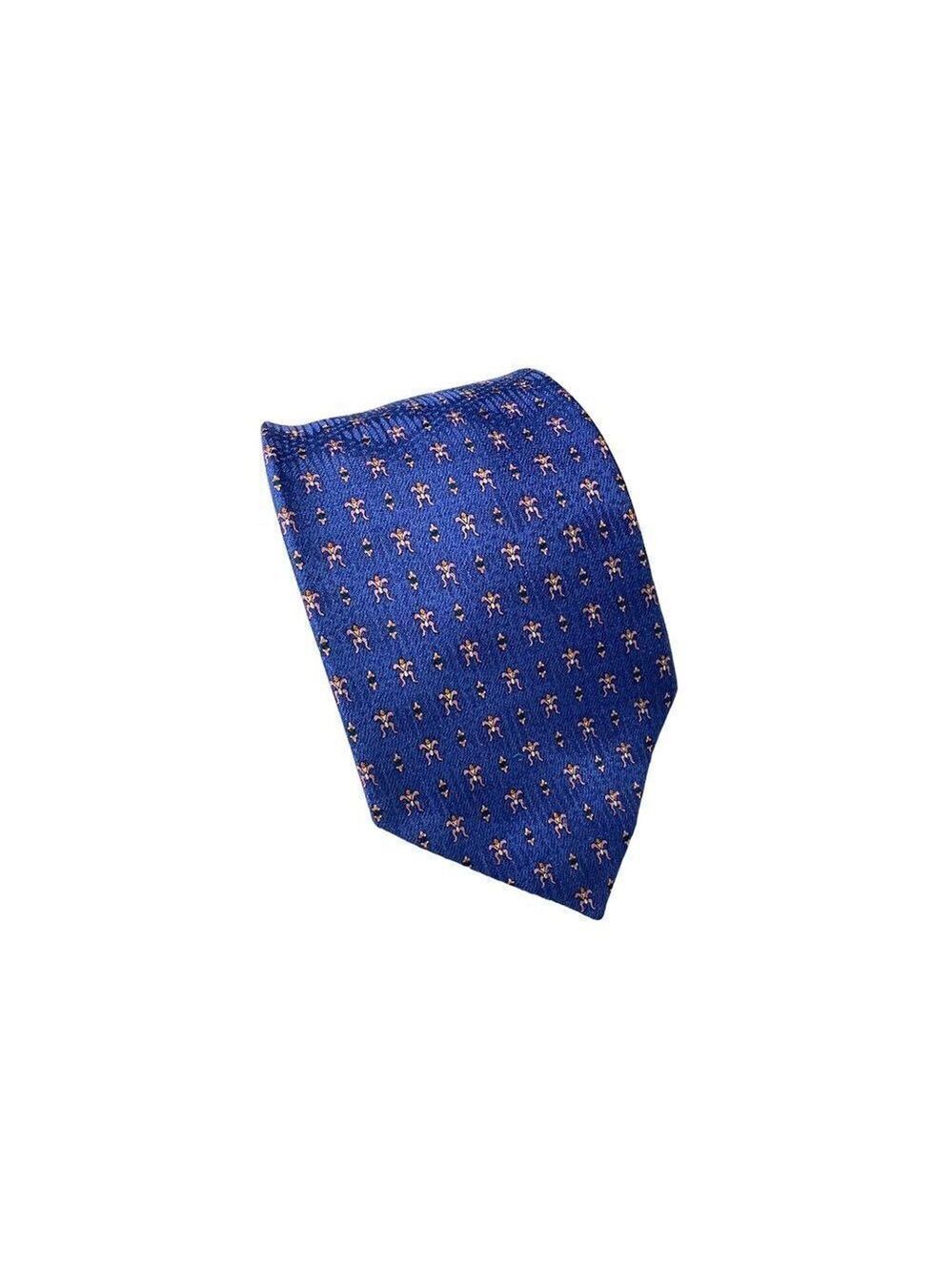Daniel De Fasson Blue Silk Bodybuilder Necktie
